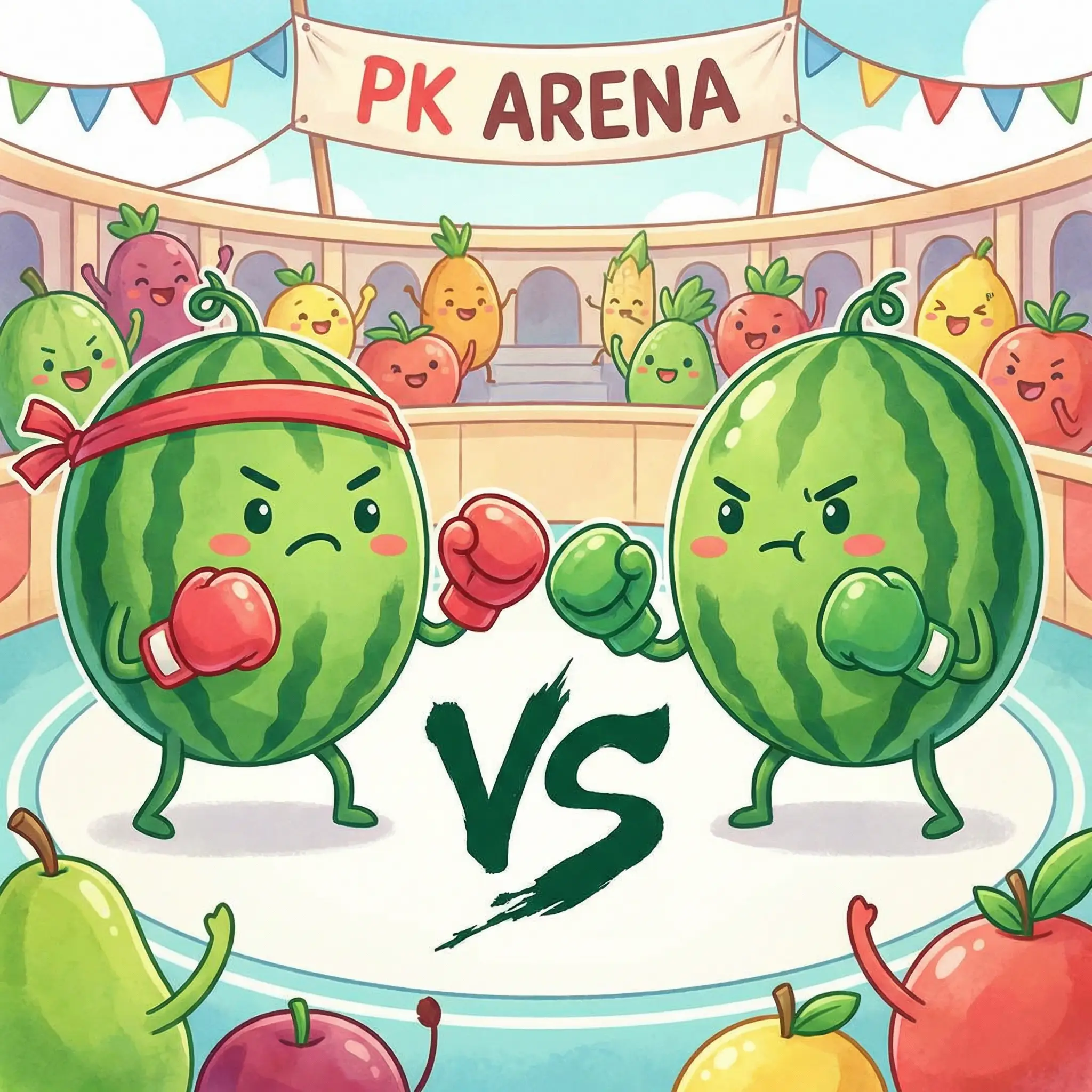 甜度PK对决插画 - 黑料吃瓜